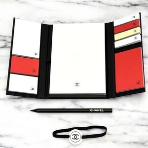 Chanel Sticky Notes Memo Pad + Pencil Set